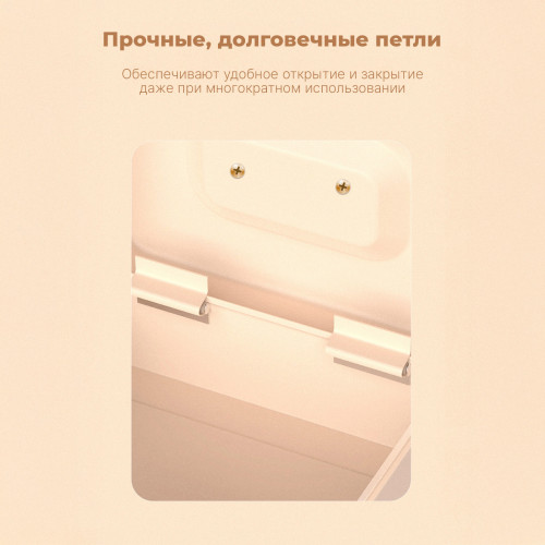 Ящик для денег DELI, 90х200х160 мм, 0,9 кг, сталь, бежевый