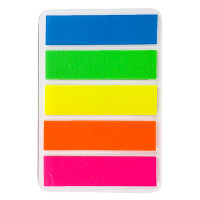 Закладки клейкие KUVERT "Sticky", 12 х 45 мм, пластиковые, 5 цв. х 25 листов