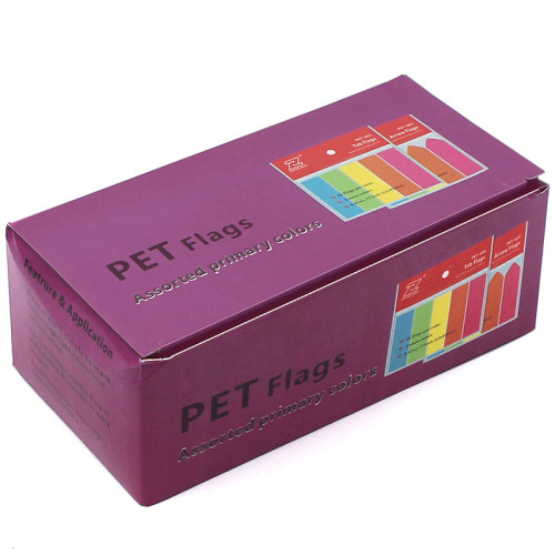 Закладки клейкие "Sticky", 12 х 45 мм, стрелки, пластиковые,  5 цв х 25 листов