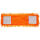 Запаска для швабры OfficeClean Professiona, 40х10 см, микрофибра, ворс 2 см, карманы, оранжевая