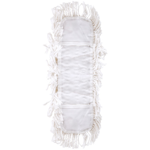 Запаска для швабры OfficeClean Professional, 40х10 см, хлопок, ворс 3-5,5 см, карманы, белая