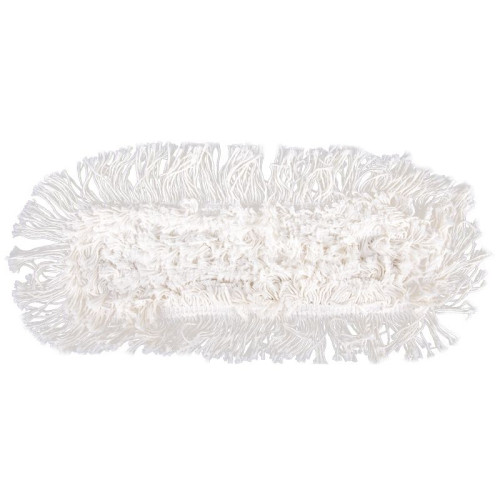 Запаска для швабры OfficeClean Professional, 40х11см, хлопок, ворс 3,5 см, карманы, белая