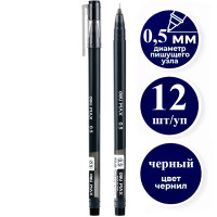 Ручка гелевая DELI "Max" 0,5 мм, черная