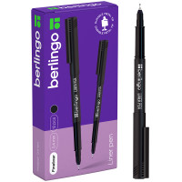 Ручка капиллярная Berlingo "Liner pen" черная, 0,4 мм