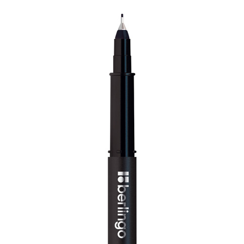 Ручка капиллярная Berlingo "Liner pen" черная, 0,4 мм