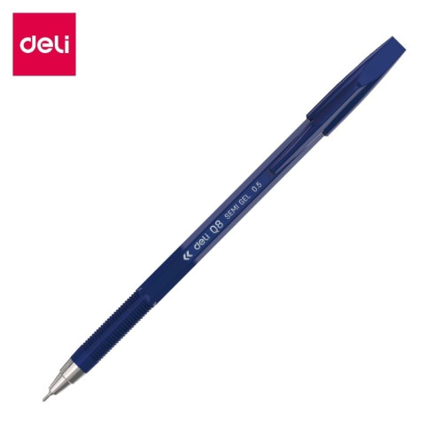 Ручка полугелевая DELI "Q8" 0,5 мм, синяя Ручка полугелевая DELI "Q8" 0,5 мм, синяя