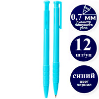 Ручка шариковая DELI "Daily Q00330" автоматическая, 0,7 мм, синяя