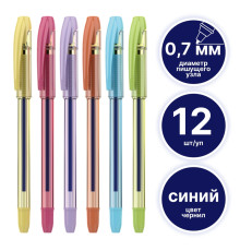 Ручка шариковая DELI "Extra Q40T", 0,7 мм, корпус ассорти, синяя