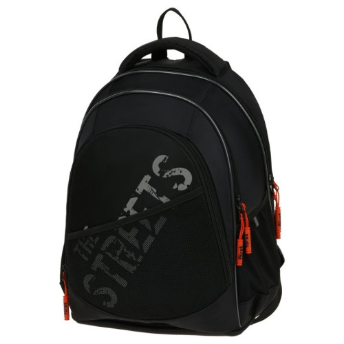 Рюкзак Först F-JUNIOR "Streets" 38х29х18 см, 3 отделения, 2 кармана, эргономичная спинка Рюкзак Först F-JUNIOR "Streets" 38х29х18 см, 3 отделения, 2 кармана, эргономичная спинка