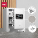 Сейф DELI "AE130" биометрический + электронный замок + ключ, 380х320х450 мм, 21,9 кг, белый