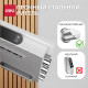 Сейф DELI "AE130" биометрический + электронный замок + ключ, 380х320х450 мм, 21,9 кг, белый
