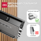 Сейф DELI "AE130" биометрический + электронный замок + ключ, 380х320х450 мм, 21,9 кг, черный