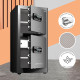 Сейф DELI "AE134" биометрический + электронный замок + ключ, 490х440х1000 мм, 61 кг, черный