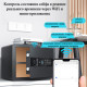 Сейф DELI "AE210" биометрический + электронный замок + ключ + Wi-Fi, 300х400х300 мм, 11 кг, черный