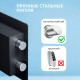 Сейф DELI "AE210" биометрический + электронный замок + ключ + Wi-Fi, 300х400х300 мм, 11 кг, черный