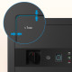 Сейф DELI "AE210" биометрический + электронный замок + ключ + Wi-Fi, 300х400х300 мм, 11 кг, черный