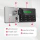 Сейф DELI "AE873" электронный замок + ключ, 380х360х600 мм, 27,5 кг, черный