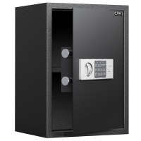 Сейф DELI "ET525" электронный замок + ключ, 350х310х500 мм, 14 кг, черный