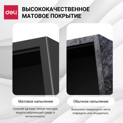 Сейф DELI "ET530" электронный замок + ключ, 350х250х250 мм, 5,3 кг, черный Сейф DELI "ET530" электронный замок + ключ, 350х250х250 мм, 5,3 кг, черный