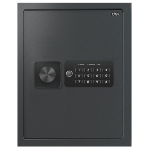 Сейф DELI "ET535" электронный замок + ключ, 350х330х500 мм, 16,5 кг, черный Сейф DELI "ET535" электронный замок + ключ, 350х330х500 мм, 16,5 кг, черный