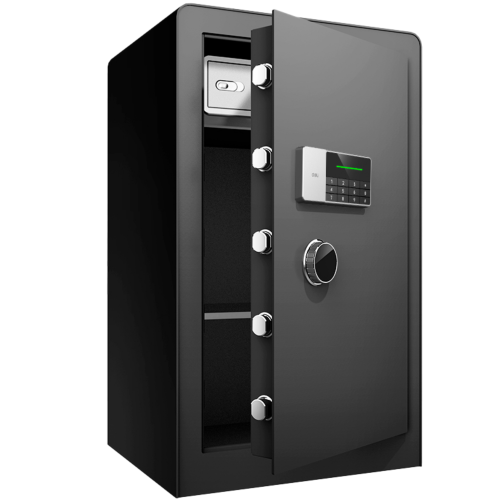 Сейф DELI "ET553" электронный замок + ключ, 480х420х800 мм, 39,3 кг, черный Сейф DELI "ET553" электронный замок + ключ, 480х420х800 мм, 39,3 кг, черный