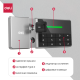 Сейф DELI "ET553" электронный замок + ключ, 480х420х800 мм, 39,3 кг, черный