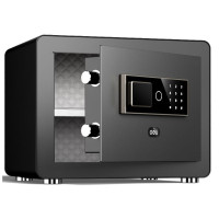 Сейф DELI "ET570" электронный замок + ключ, 380х290х300 мм, 13,3 кг, черный