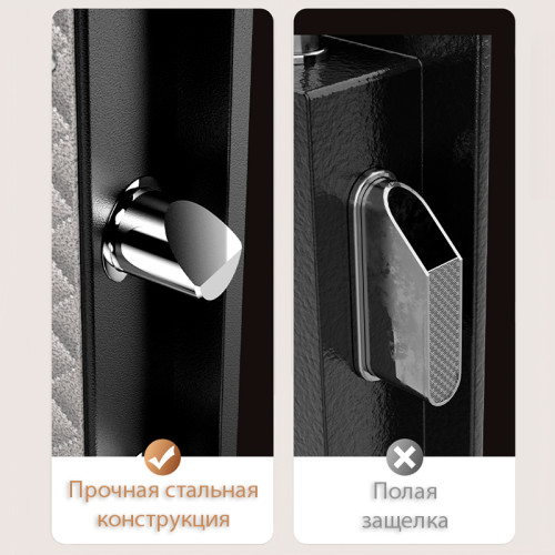 Сейф DELI "ET595" биометрический + электронный замок+ключ, 380х320х450 мм, 18,3 кг, черный Сейф DELI "ET595" биометрический + электронный замок+ключ, 380х320х450 мм, 18,3 кг, черный