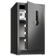 Сейф DELI "ET597" биометрический + электронный замок+ключ, 480х420х800 мм, 41,6 кг, черный
