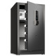 Сейф DELI "ET597" биометрический + электронный замок+ключ, 480х420х800 мм, 41,6 кг, черный