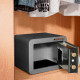 Сейф LockSworth электронный замок + ключ, 170х230х170 мм, 2 кг, черный