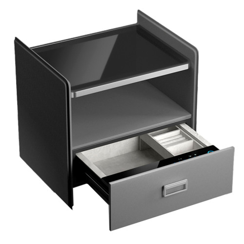 Сейф мебельный DELI "AE300" биометрический + электрон.замок + ключ, 520х425х490 мм, 25,7 кг, серый Сейф мебельный DELI "AE300" биометрический + электрон.замок + ключ, 520х425х490 мм, 25,7 кг, серый