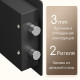 Сейф мебельный DELI "ET560" ключевой замок, 230х170х170 мм, 1,8 кг, черный