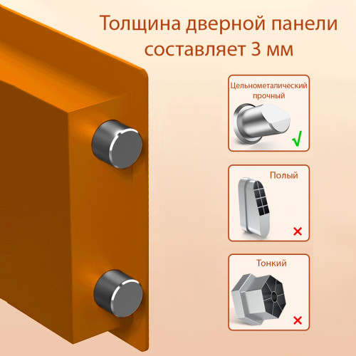 Сейф мебельный DELI "ET590" биометрический + электронный замок+ключ, 350х250х250 мм, 8 кг, оранжевый Сейф мебельный DELI "ET590" биометрический + электронный замок+ключ, 350х250х250 мм, 8 кг, оранжевый