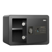 Сейф мебельный DELI "ET591" биометрический + электронный замок+ключ, 350х250х250 мм, 8 кг, черный