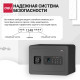 Сейф мебельный DELI "ET591" биометрический + электронный замок+ключ, 350х250х250 мм, 8 кг, черный