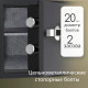 Сейф огнестойкий DELI "ET580" электронный замок + ключ, 380х300х300 мм, 20,8 кг, черный