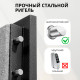 Сейф огнеупорный DELI "ET601" электронный замок + ключ, 450х400х600 мм, 53 кг, серый