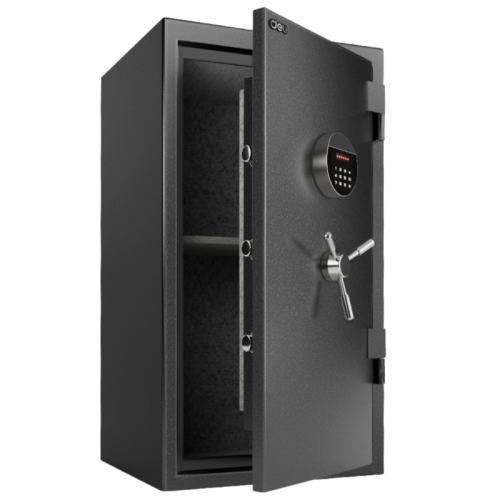 Сейф огнеупорный DELI "ET602" электронный замок + ключ, 450х400х800 мм, 71 кг, серый Сейф огнеупорный DELI "ET602" электронный замок + ключ, 450х400х800 мм, 71 кг, серый