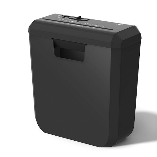 Шредер Deli, 2 уровень секретности (6 мм), 6 листов, 10  литров Шредер Deli, 2 уровень секретности (6 мм), 6 листов, 10  литров