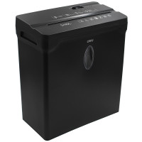 Шредер Deli, 4 уровень секретности (4х 33мм), 5 листов, 10 литров