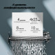 Шредер Deli, 4 уровень секретности (4х25мм), 8 листов, 16 литров