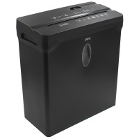 Шредер Deli, 4 уровень секретности (4х33мм), 5 листов, 10 литров