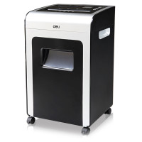 Шредер Deli, 4 уровень секретности (4х40мм), 16 листов, 31 литр