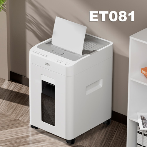 Шредер Deli, 5 уровень секретности (2x12мм), 100 листов, 26 литров, автоматический режим Шредер Deli, 5 уровень секретности (2x12мм), 100 листов, 26 литров, автоматический режим