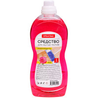 Средство для мытья полов, универсальное OfficeClean "Роза", концентрат, 1 л