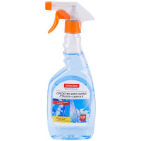 Средство для мытья стекол и зеркал OfficeClean Professional, с нашатыр. спиртом, распылитель, 500 мл