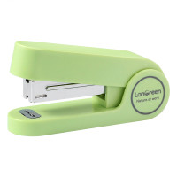 Степлер DELI "LonGreen" до 25 листов, пластиковый корпус, зеленый