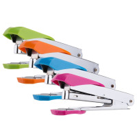 Степлер металлический №10 DELI до 15 листов, ассорти 