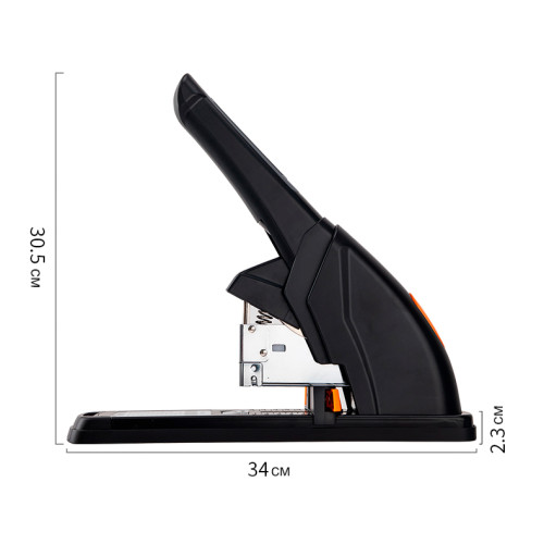 Степлер металлический DELI до 120 листов (скобы 23/6 - 23/17) 